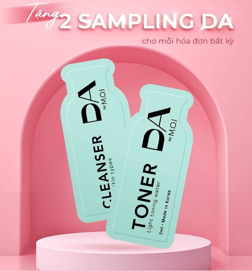 Set Mini Sữa rửa mặt và Toner DA by MOI