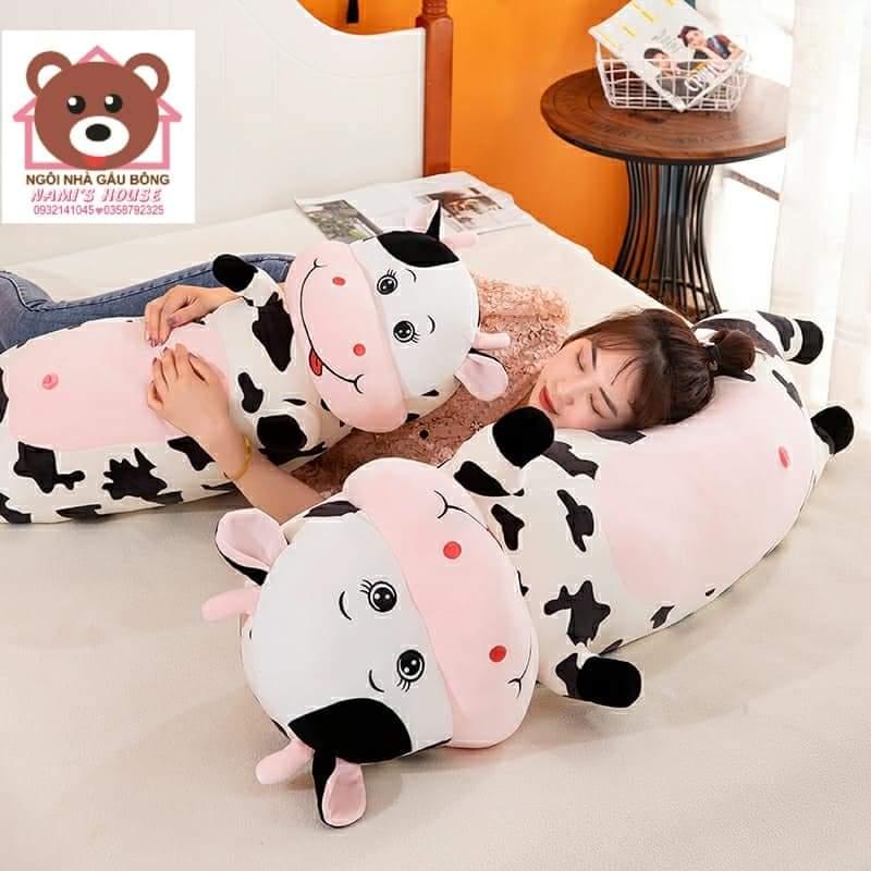 [HCM]GẤU BÔNG BÒ SỮA SIZE LỚN NHẤT 1M1
