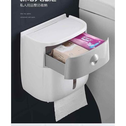 Hộp Đựng Giấy Vệ Sinh Ecoco Cao Cấp 2 Tầng Đa Năng