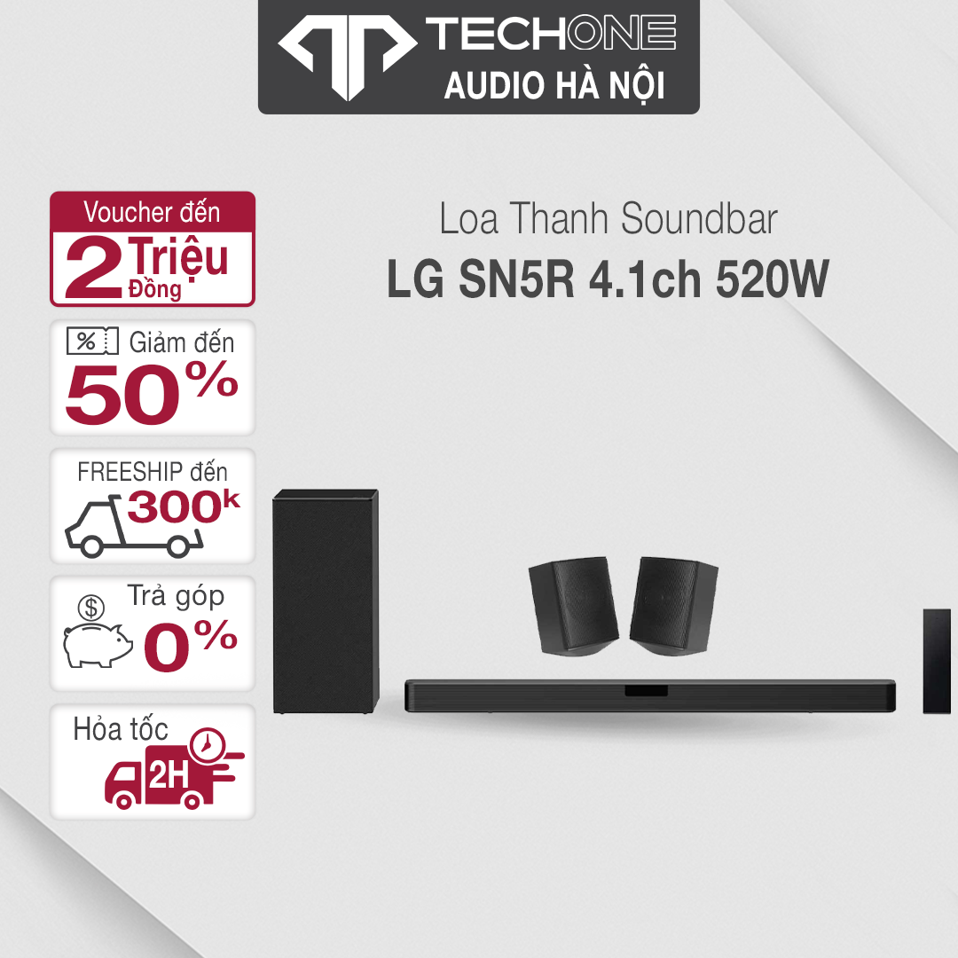Loa soundbar sn5r 4.1 520w lg hàng mới 2020