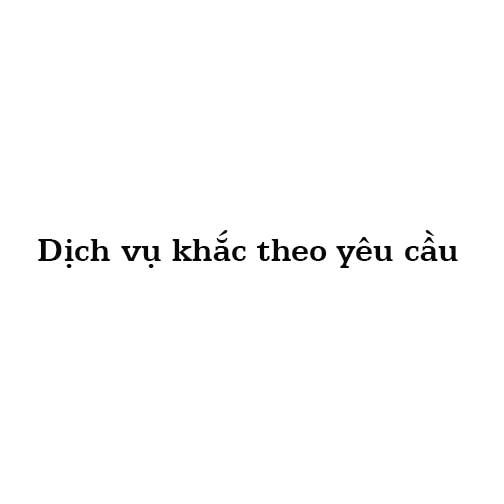 Khắc tên theo yêu cầu