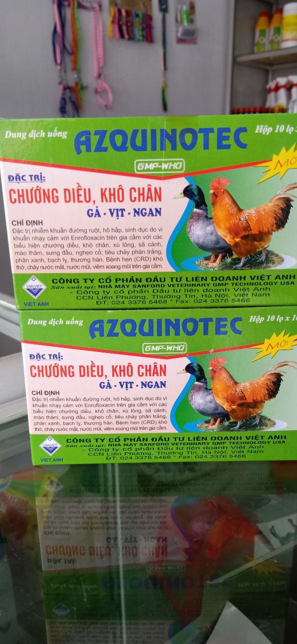 10 lọ azquinotec chướng diều khô chân 10ml - 247