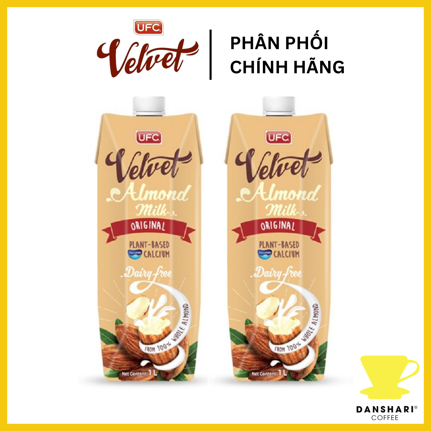 Sữa Yến Mạch, Hạnh Nhân, Dừa, Chocolate UFC Velvet (2 x 1L)