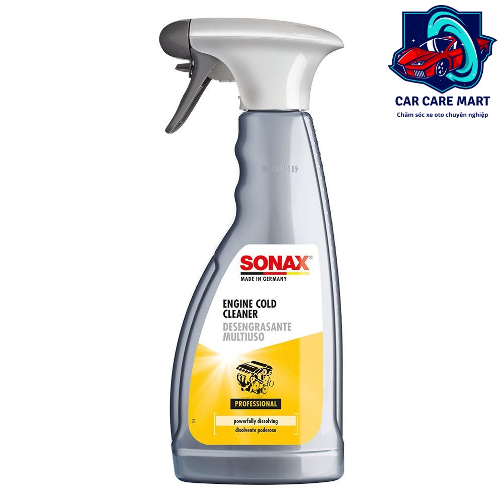 Dung dịch làm sạch khoang động cơ ô tô xe máy - Sonax engine cold & cleaner
