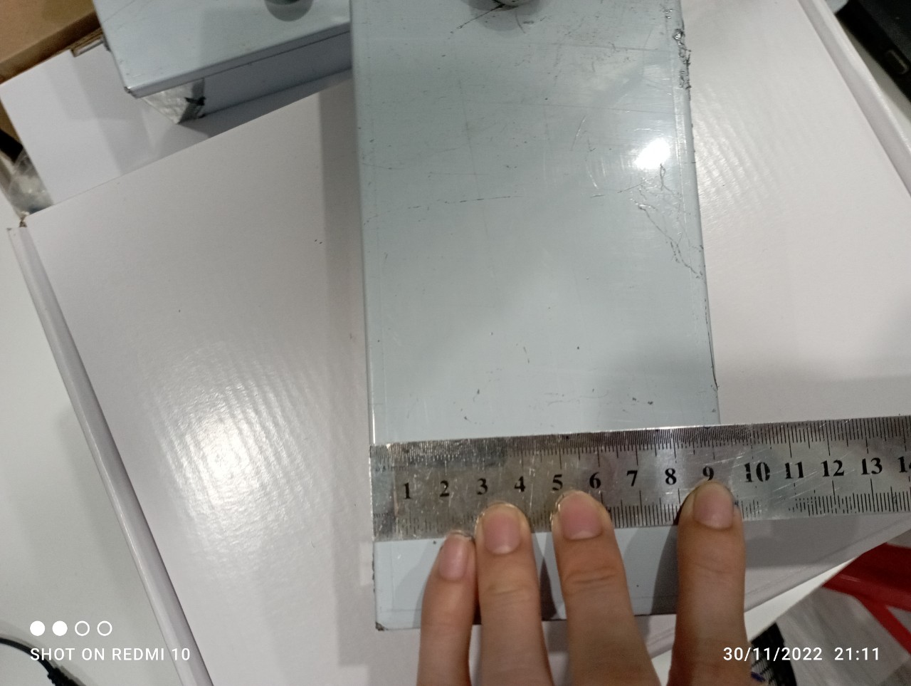 [HCM] Nắp che mưa inox cho khóa cổng