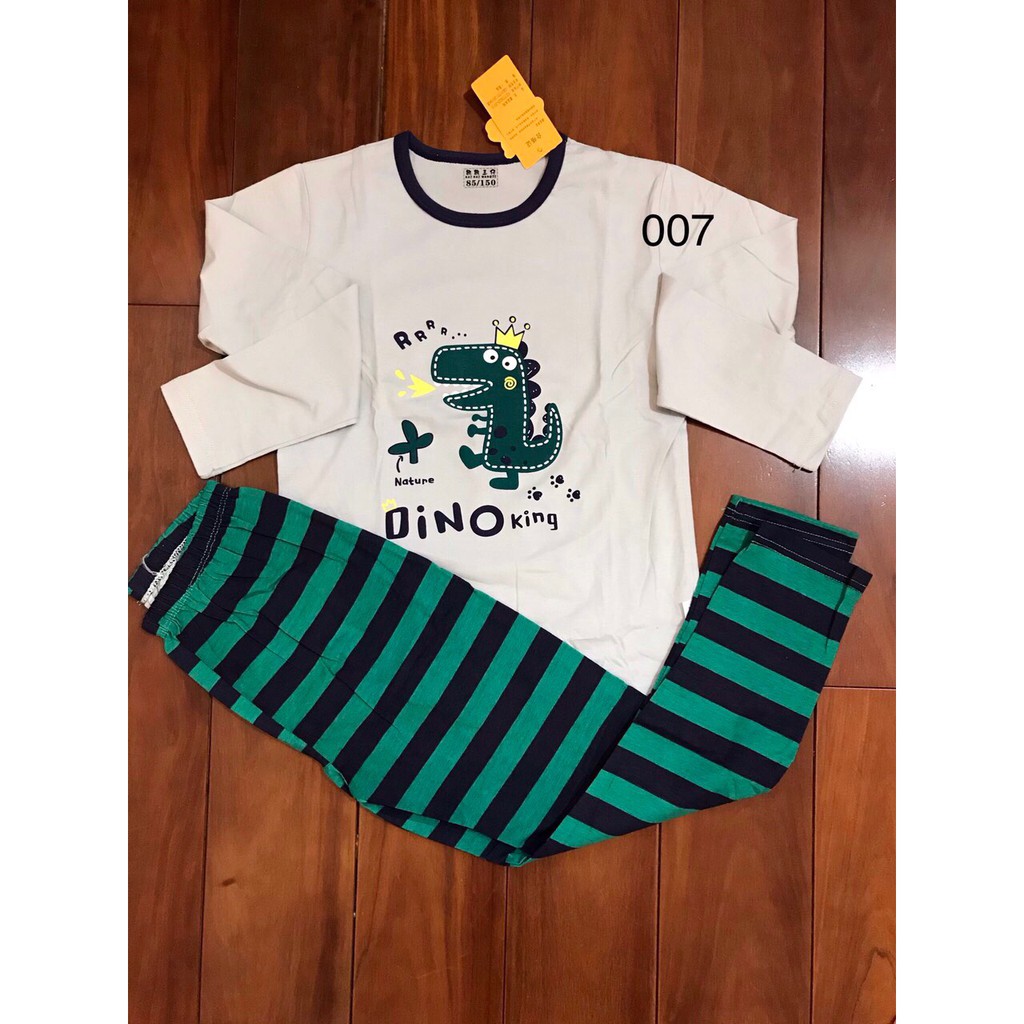 Bộ tay dài xuất Hàn bé trai size đại