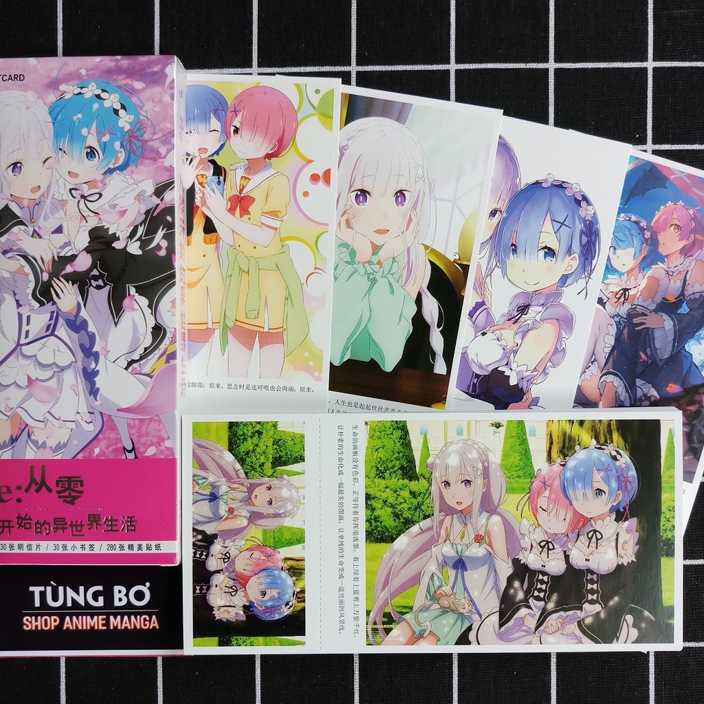 Hộp Thẻ Anime Re:Zero