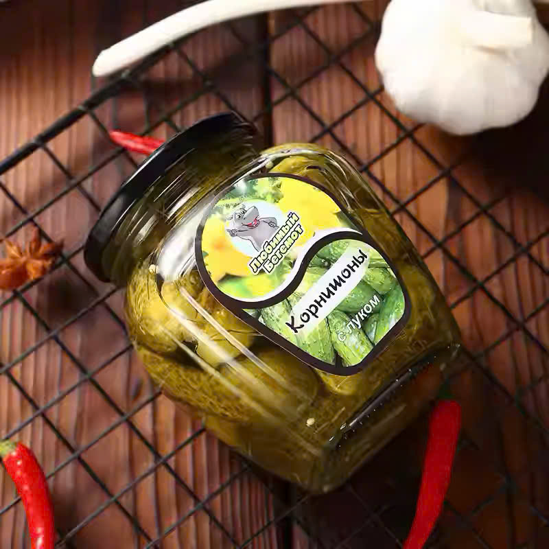 Russian salt cucumber/500g (sent at random)