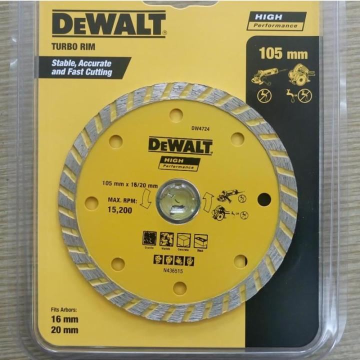 Lưỡi cắt gạch đa năng 105mm dewalt dw4724