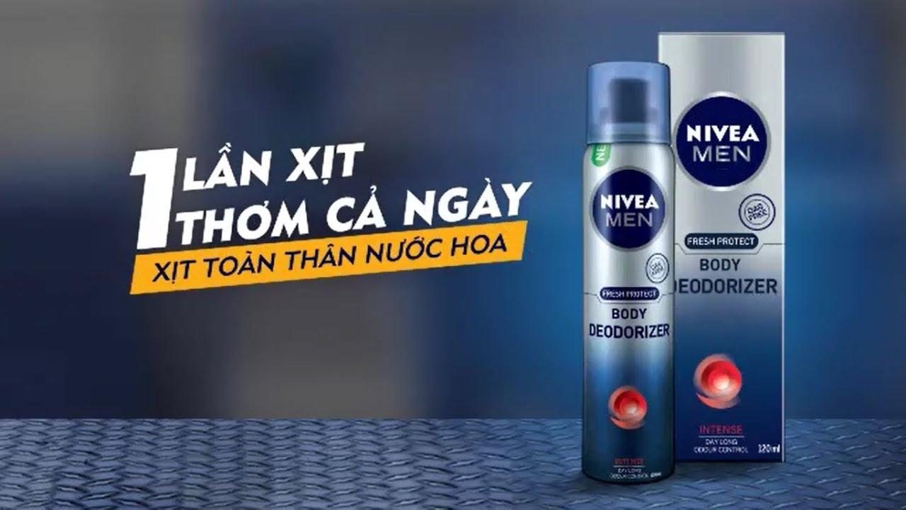 Xịt nước hoa toàn thân Nivea Men 120ml