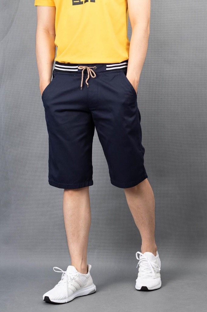 [HCM]Quần Short Nam Lưng Thun Kaki  LD08