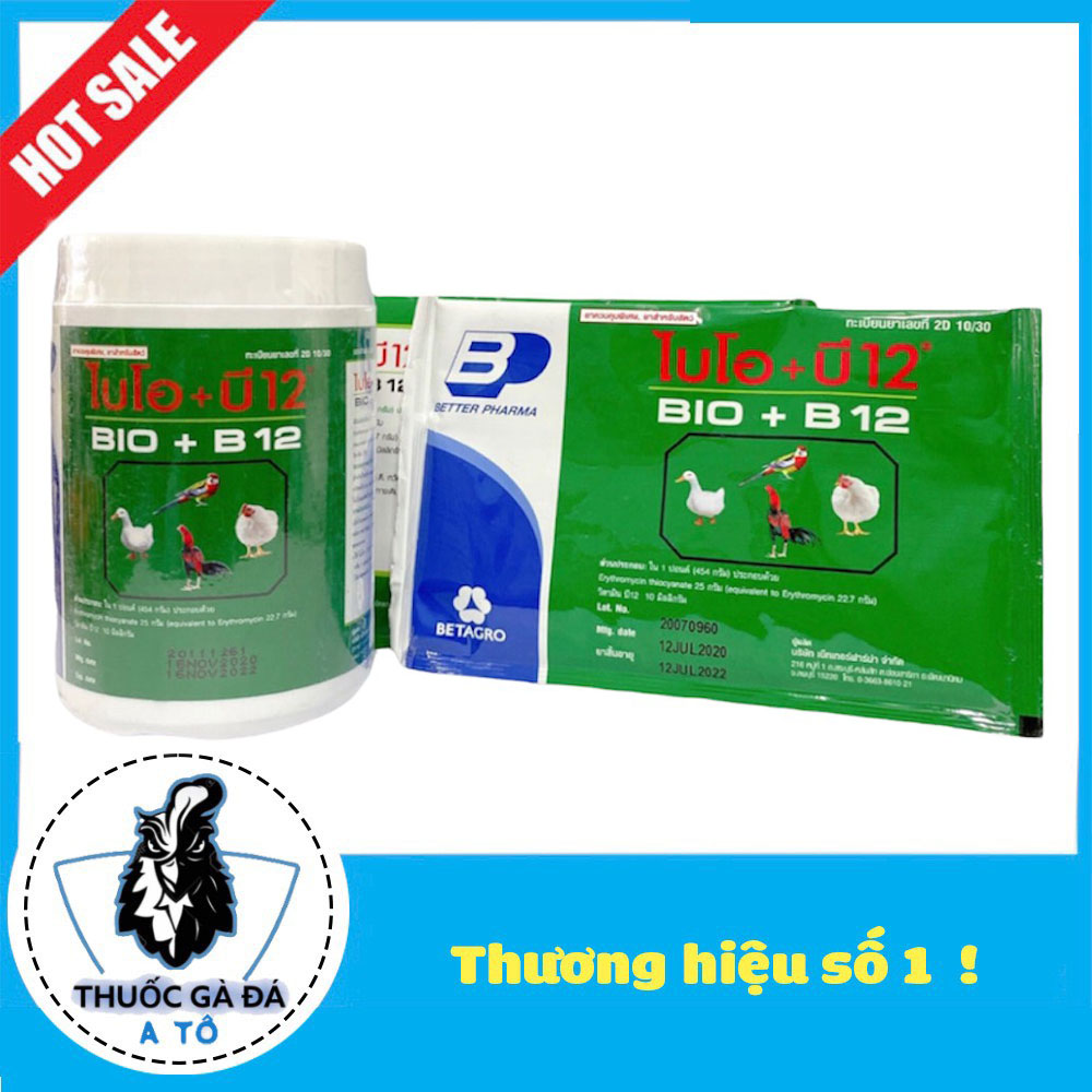 BIO-B12 ÚM GÀ CON GÀ ĐÁ 20 GRAM