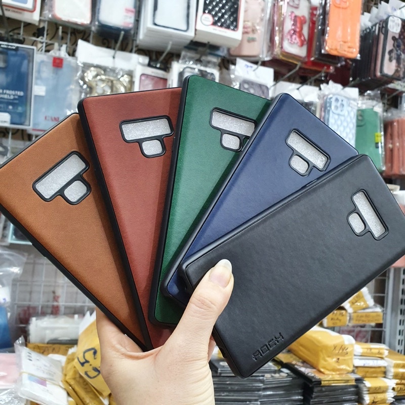 Ốp lưng Samsung Note9 dẻo kiểu da thiết kế thời trang