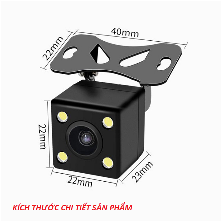 CAMERA LÙI HD VẠCH CONG THEO GÓC ĐÁNH LÁI