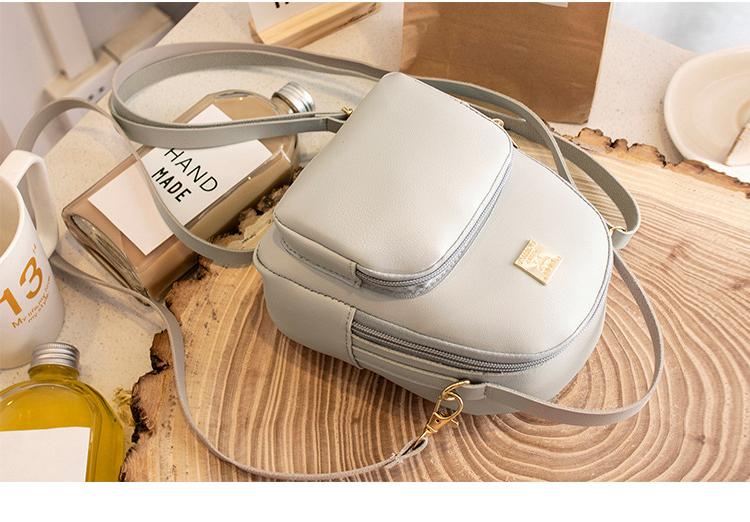[HCM]Balo Mini Giả Da Siêu Xinh Xám