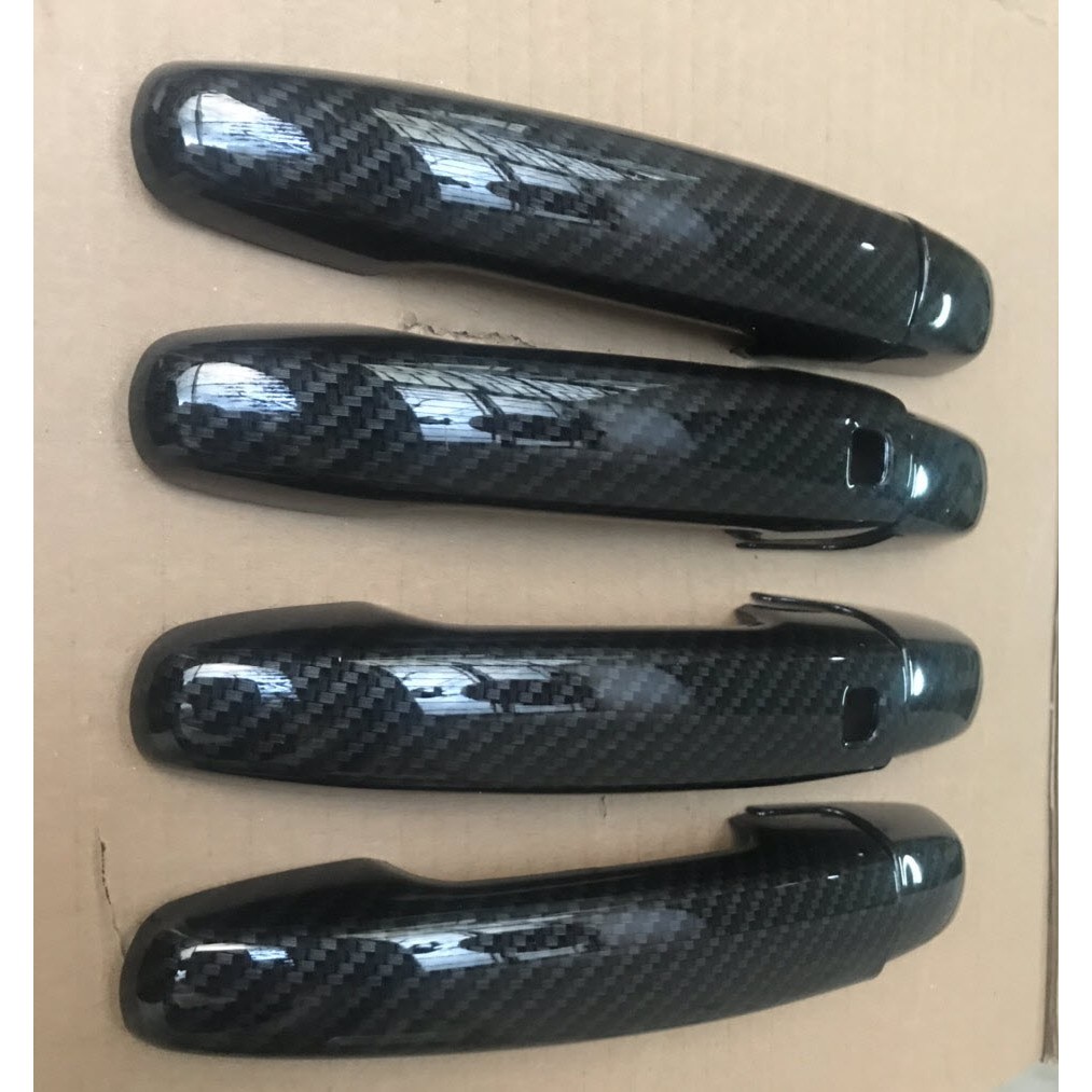 Ốp tay, hõm cửa suzuki xl7 - vân carbon