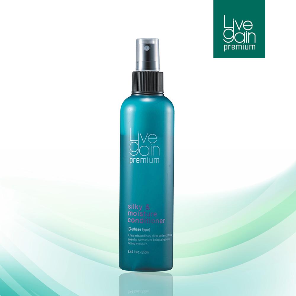 [HCM]Xịt Dưỡng Tóc (Xả Khô) Livegain Premium Silky & Moisture Conditioner 250ml Hàn Quốc