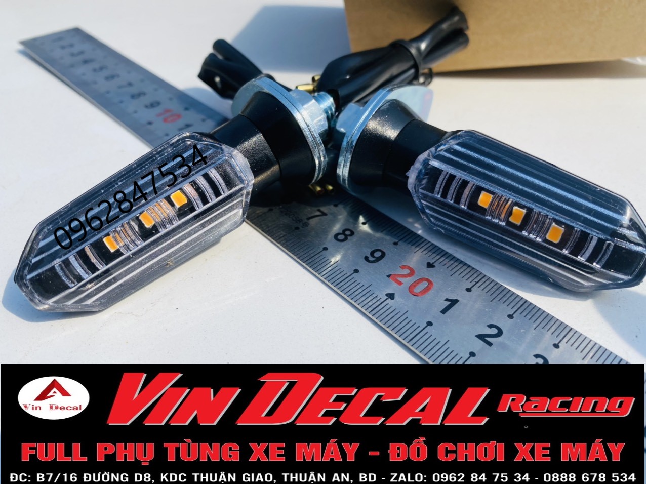 [Lấy mã giảm thêm 30%]Xi nhan Winner X mini có 3 led siêu sáng (Gắn ex150 155 vario click ex winner x... mô tô)  Loại Ngắn sáng Vàng Hợp Pháp