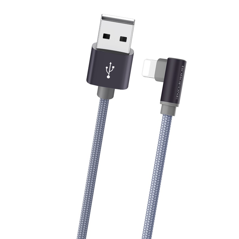 Cáp sạc chữ L Borofone BX26 cổng Micro-USB / Lightning / Type-C max 2.4A (Màu ngẫu nhiên) - Nhat Tin Authorised Store