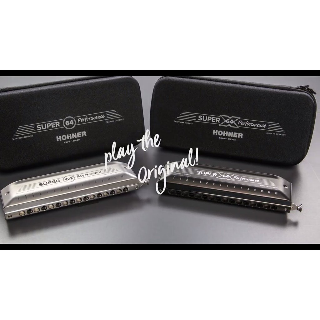 Kèn Harmonica Chromatic Super 64 Performance M758501 ( Tone C ) Hohner - Nhập Khẩu Đức - Phân phối Sol.G