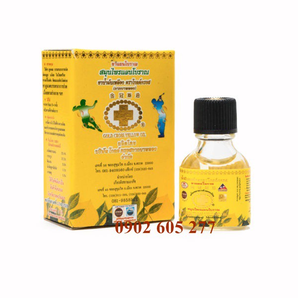 [Deal Hot]Dầu Thập Tự Vàng Thái Lan 3cc ( mua 12 chai khuyến mãi chai )