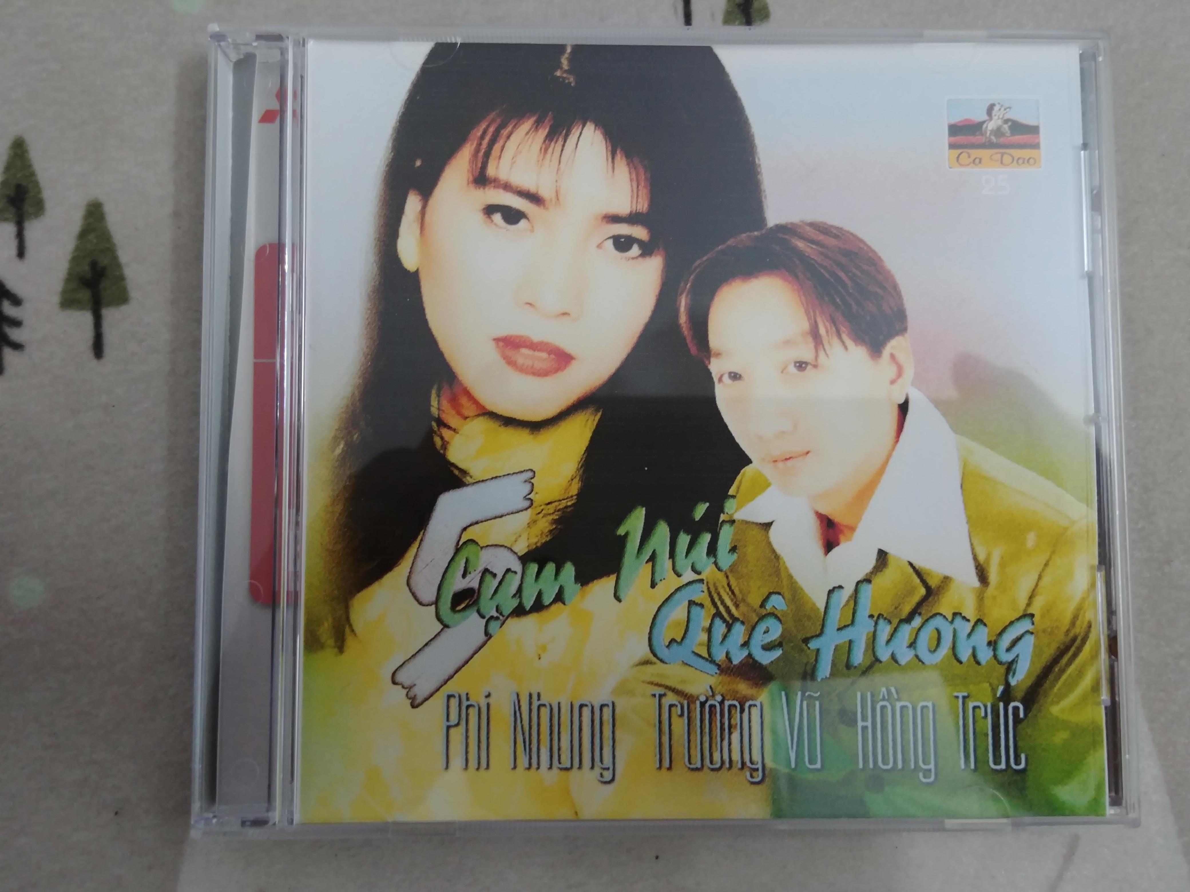 Cd năm cụm núi quê hương - trường vũ-phi nhung - hồng trúc- phono mitsubishi