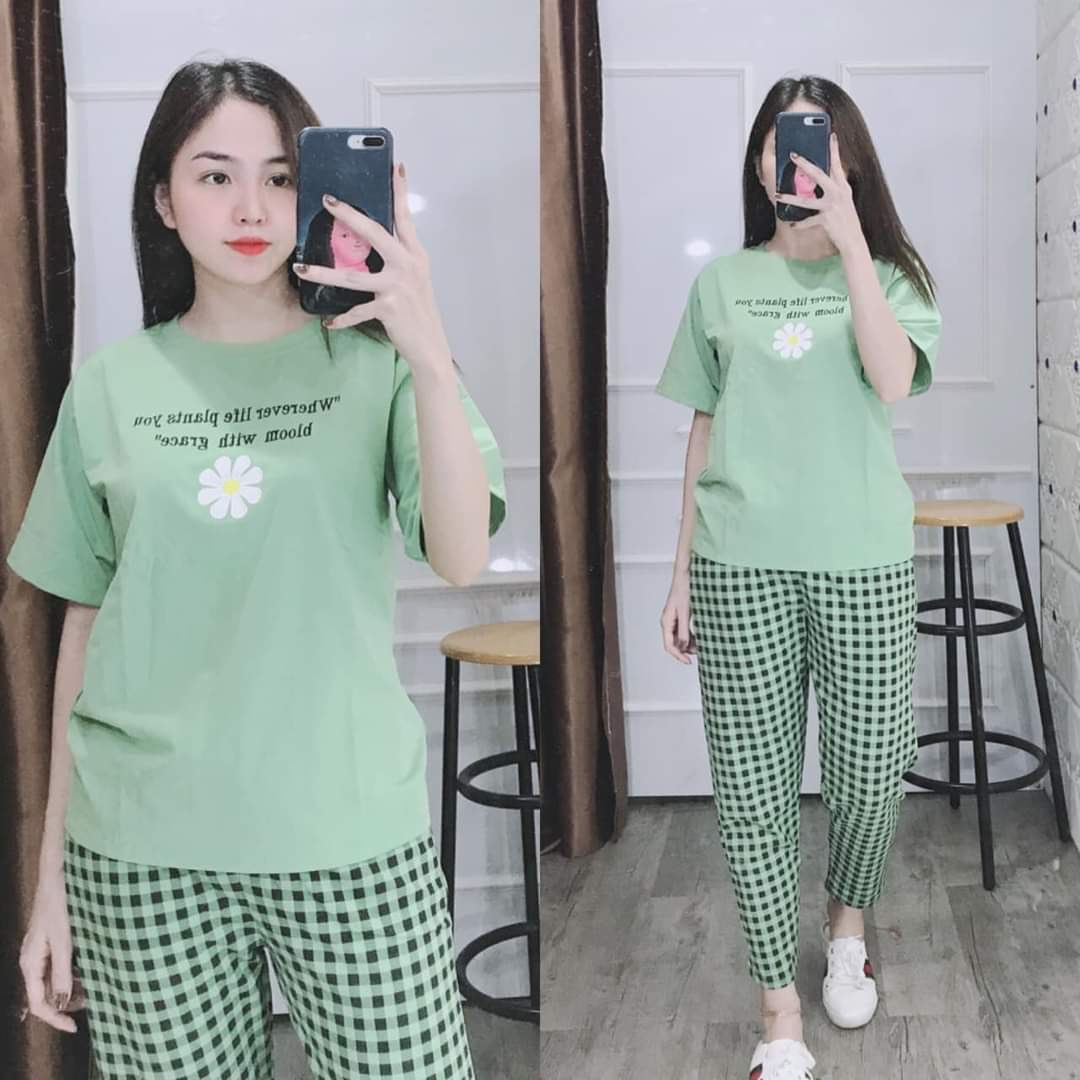 ĐỒ BỘ THUN COTTON THÁI LOẠI 1 (35-72KG) MÃ A396