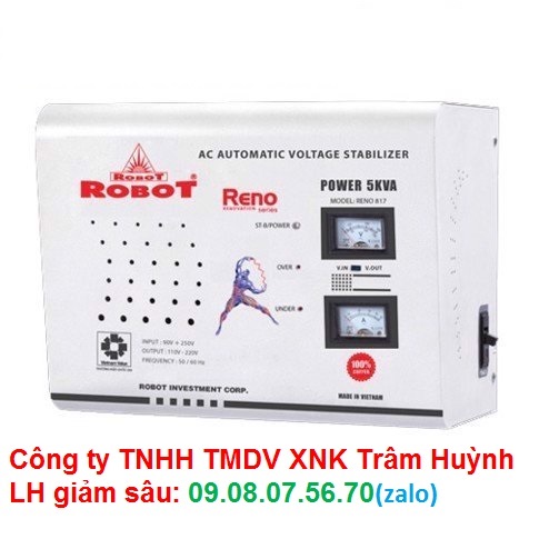 Lh giảm giá – ổn áp treo tường robot reno 10kva