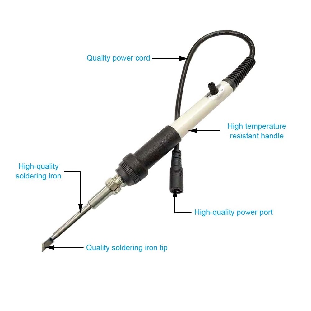 Mỏ hàn T12 75W 12-24V SH110A (Máy hàn, trạm hàn 5.5x2.1mm)