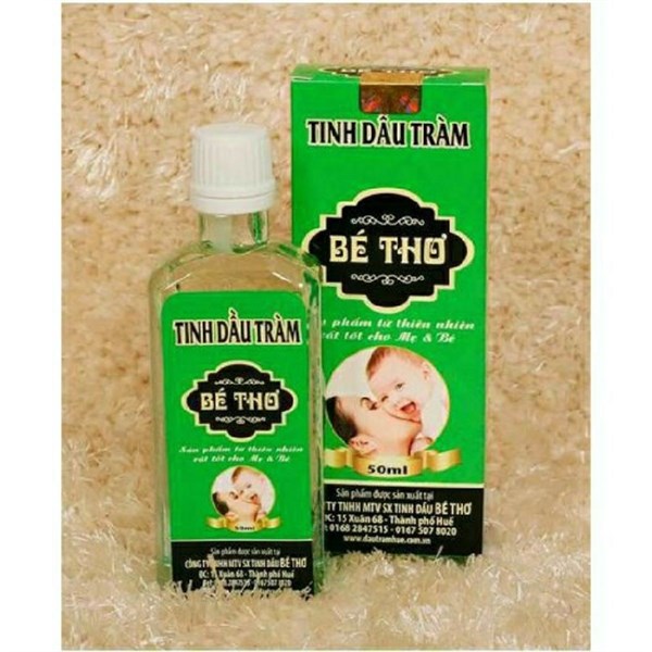 Tinh Dầu tràm Bé Thơ Huế 50ml ( chính hãng hộp xanh)