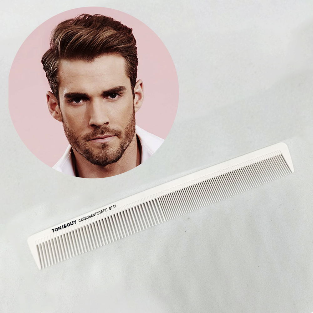 Lược Cắt Tóc Toni and Guy Carbon Trắng 0711