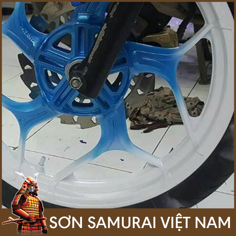 Sơn samurai trắng - Chai sơn màu trắng 102 sơn xịt samurai