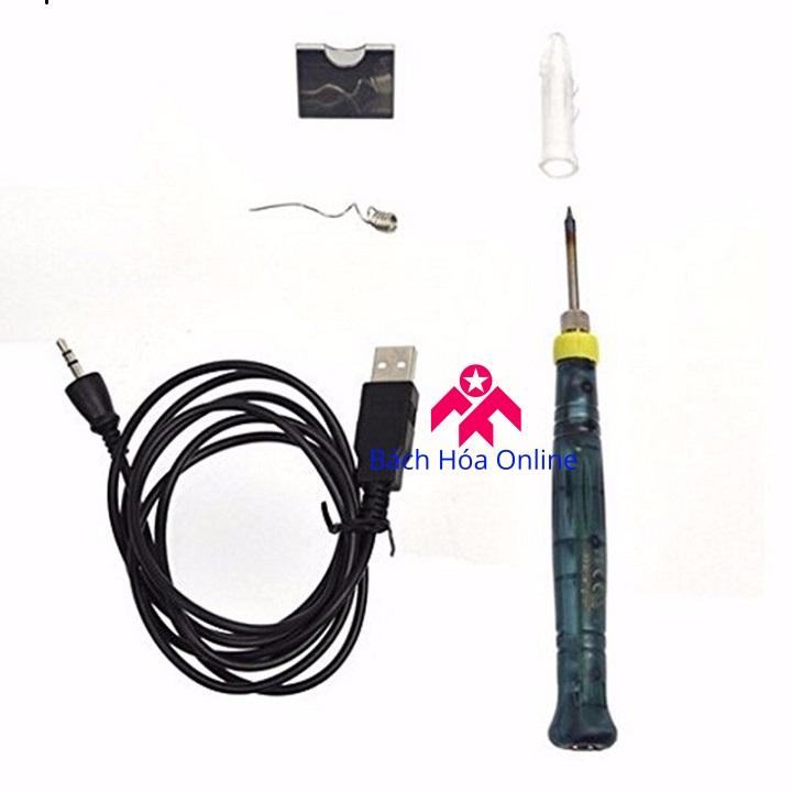 Mỏ hàn thiếc mini cắm nguồn USB 5VDC - mỏ hàn nhiệt