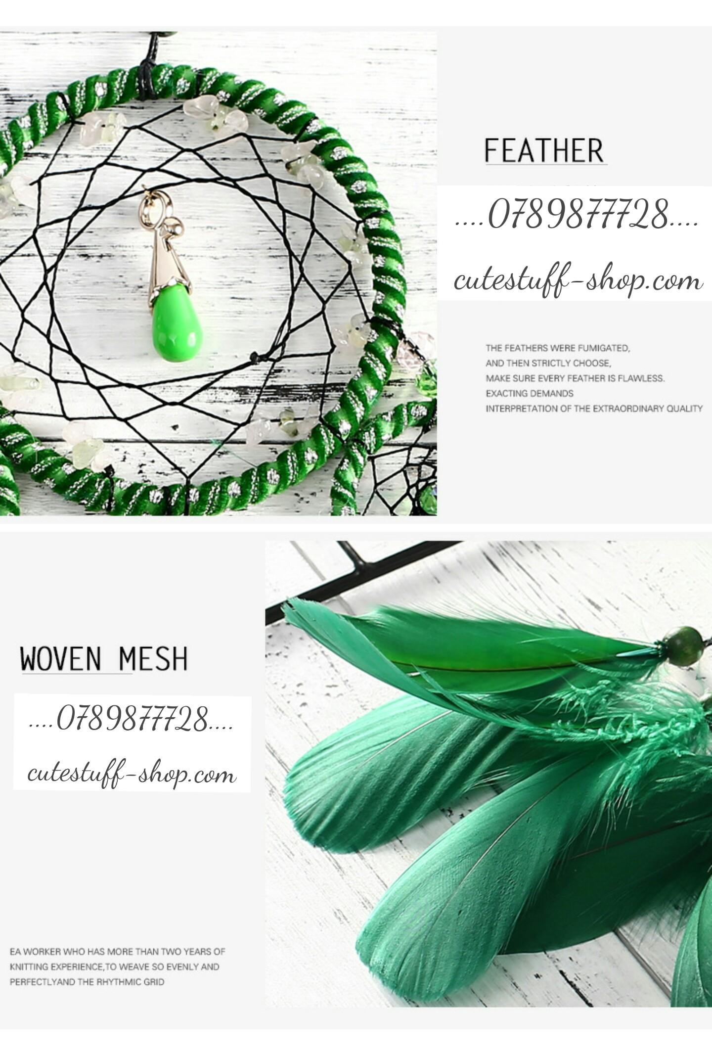 [HCM]Dreamcatcher Lưới Bắt Giấc Mơ Ngọc Lục (Tặng kèm hộp)