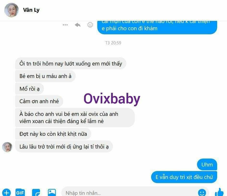 Combo 2 Ovix Baby DD VS mũi 20ml
