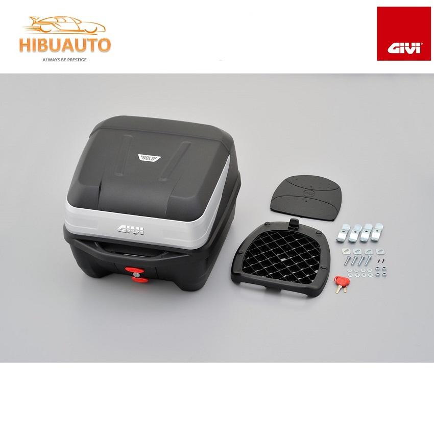 [HCM]Thùng đựng đồ xe máy Givi B32N Bold 32L Monolock System Technology Tặng đế đệm