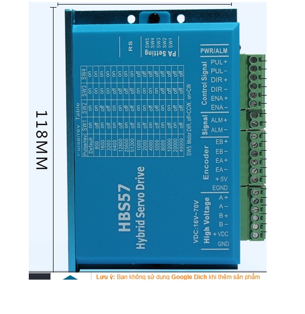 động cơ hybrid servo 3n.m