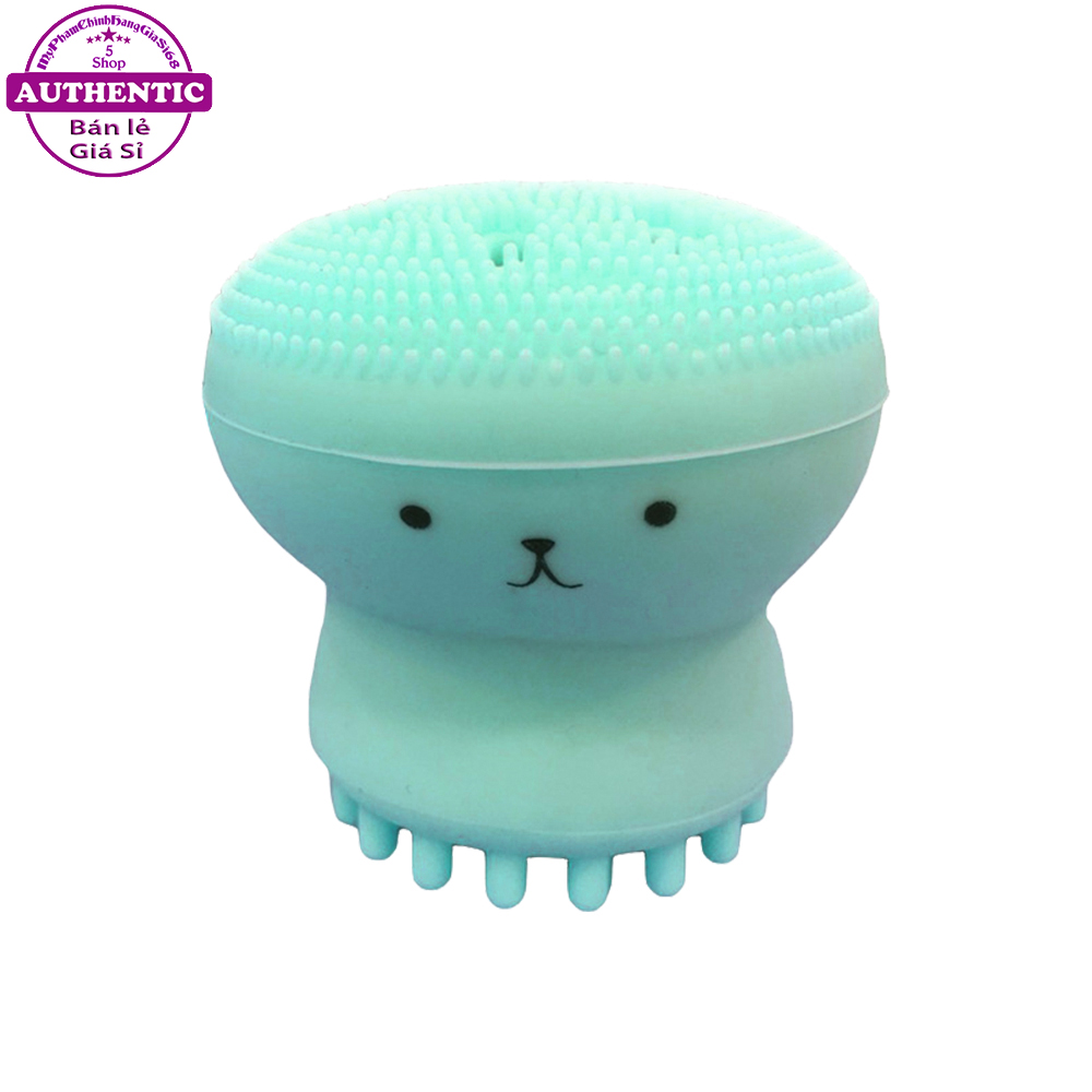 Cọ Rửa Mặt Và Mát Xa BẠCH TUỘC JellyFish Silicon