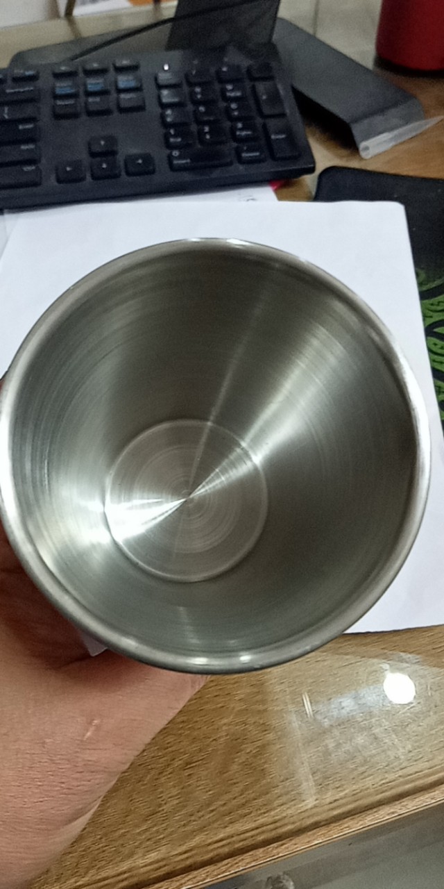 Cốc inox 304 thể tích 30ml, 70ml, 330ml, 500ml