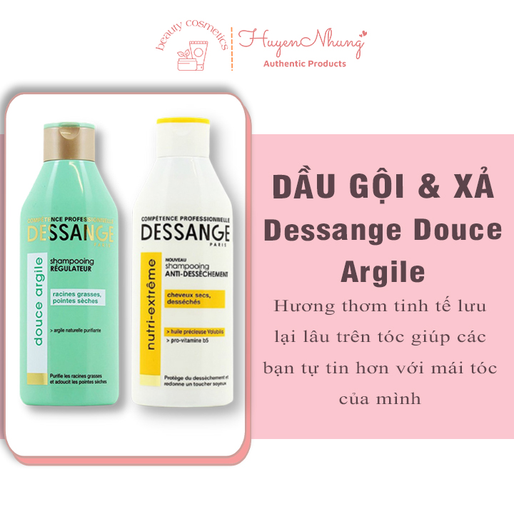 Dầu Gội Và Xả Dessange Douce Argile