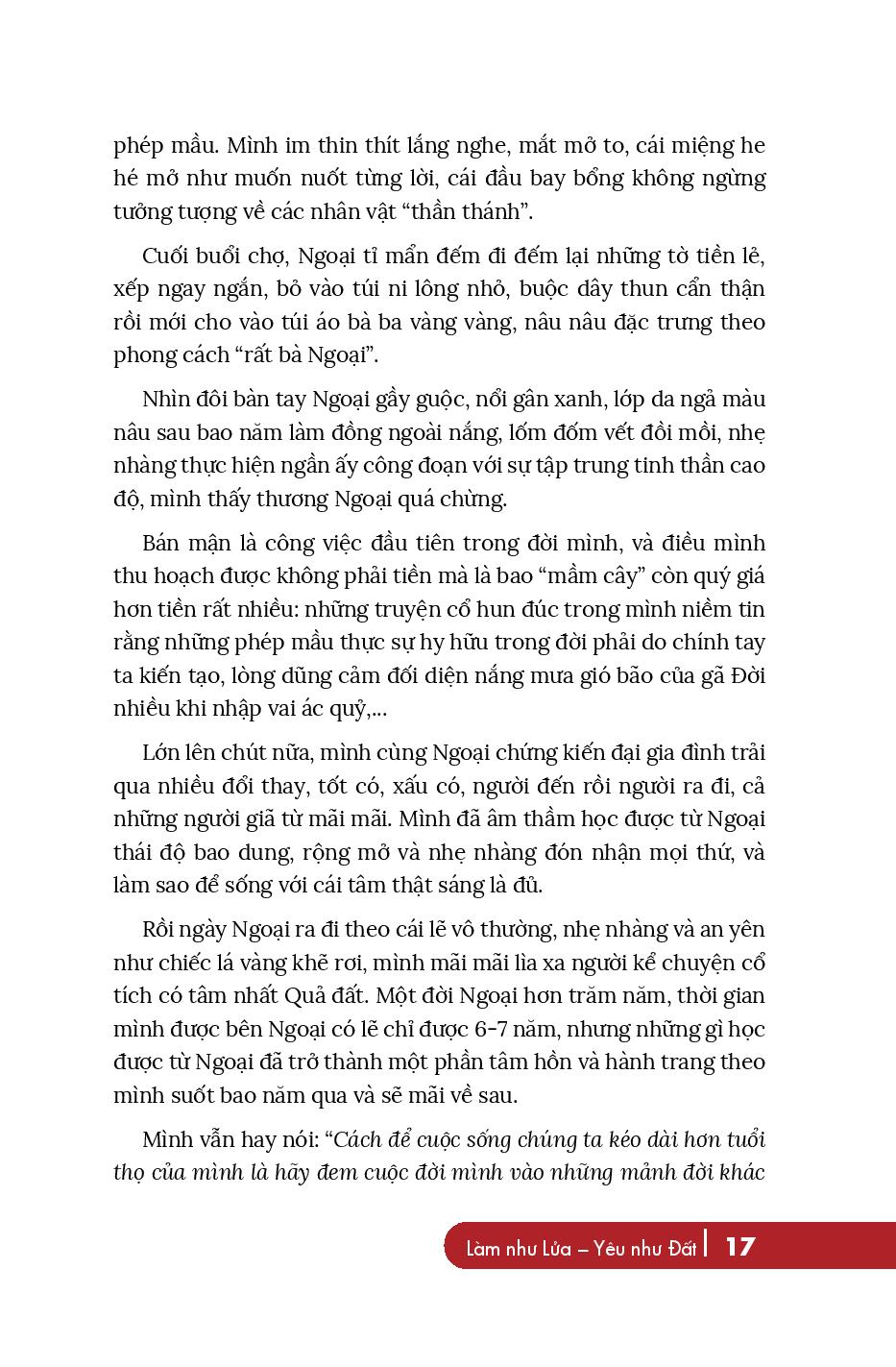 Fahasa - Làm Như Lửa, Yêu Như Đất