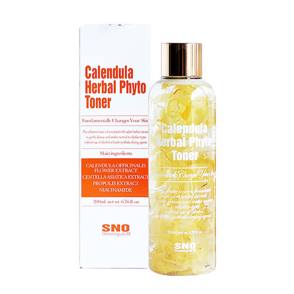 [Hoàn Tiền 8%]Nước Cân Bằng Hoa Cúc SNO Toner Calendula Herbal Phyto (200ml)