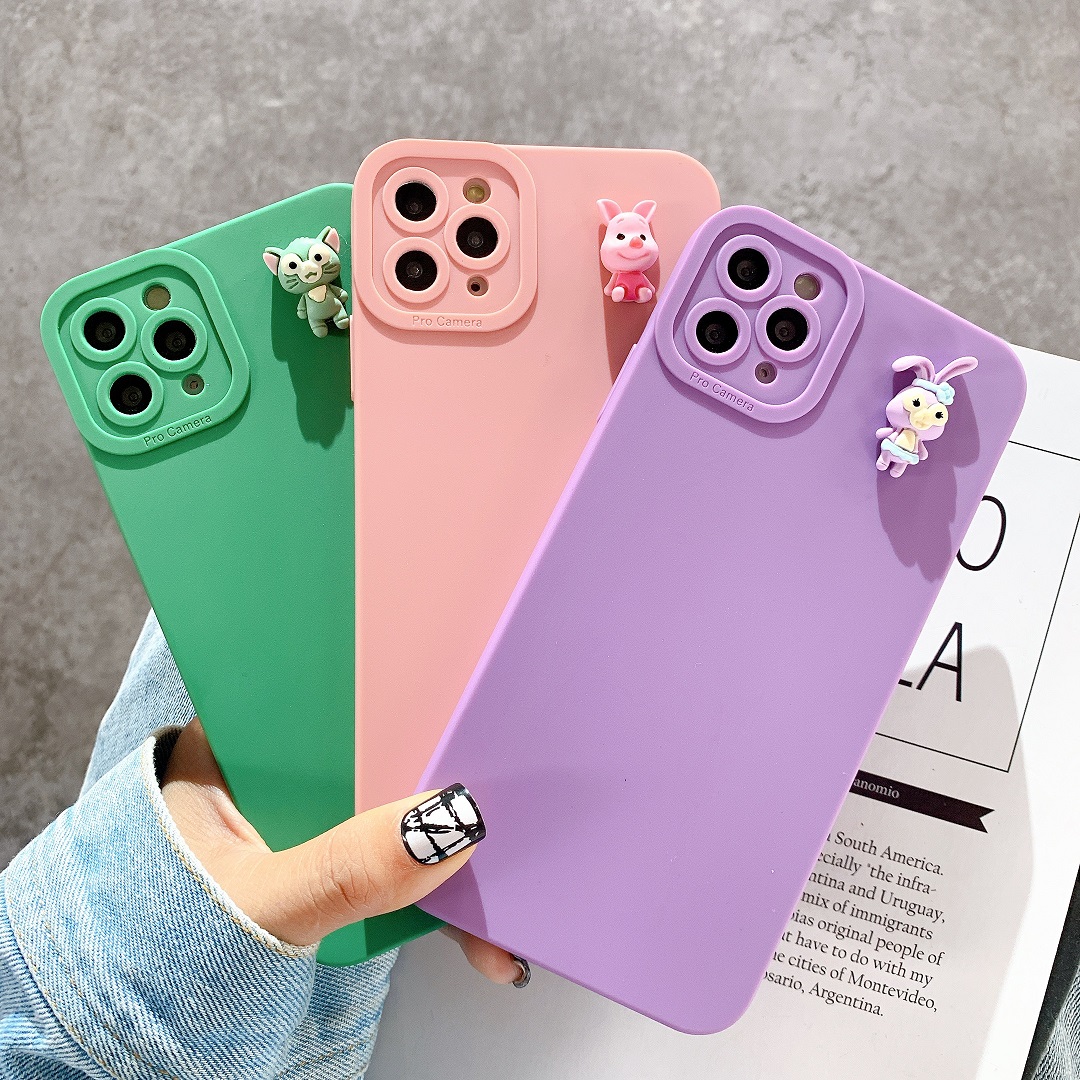 Ốp Lưng Basic Camera Nổi - Mẫu Animals Nổi