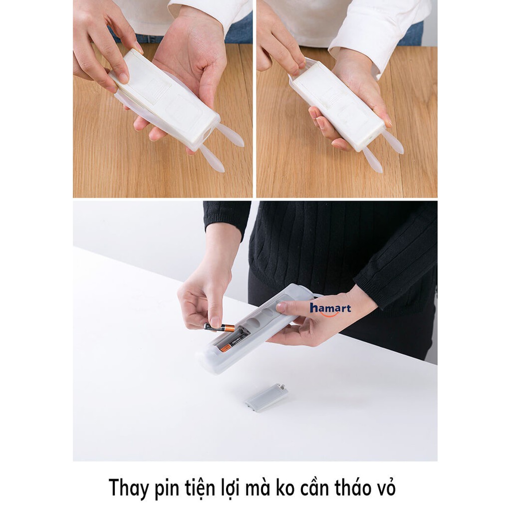 Bọc Điều Khiển TV Remote Điều Hoà Silicone Tai Thỏ Dạ Quang Phát Sáng Chống Thấm Nước Bụi Bẩn