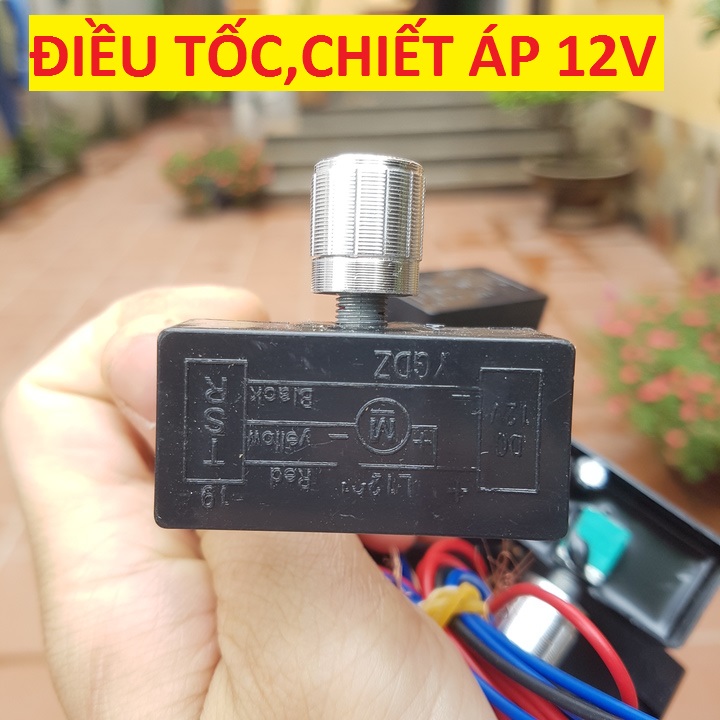 Chiết áp 12v điều chỉnh dòng máy bơm