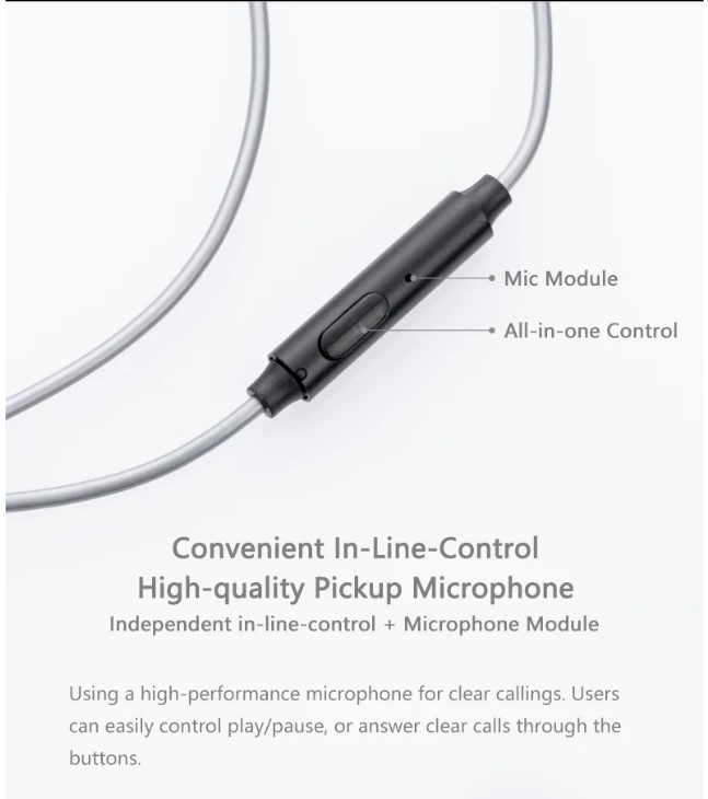 [NC] Cable MOONDROP MC1 | Đồng OFC 4N | Dây Cáp nâng cấp tai nghe | Có Mic