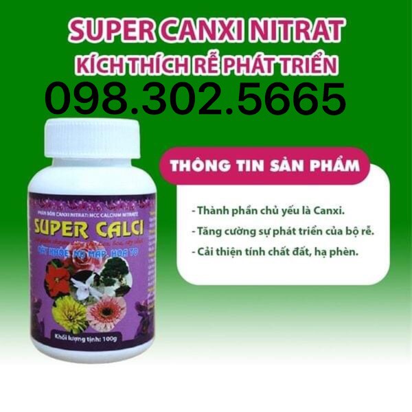 Phân bón trung lượng super canxi nitrat