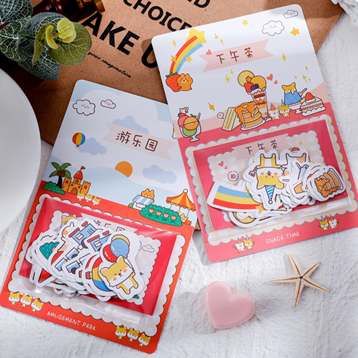 Set 40 Sticker Chủ Đề Vui Nhộn Trang Trí Planner - Case Sover
