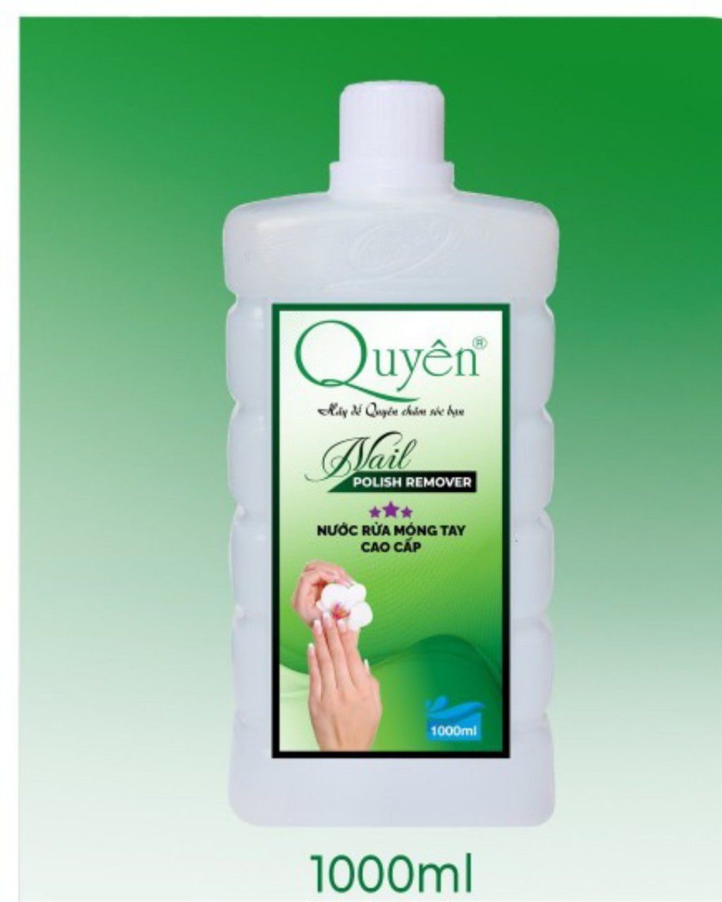 [HCM]Nước rửa móng Quyên (aceton)  1000ml