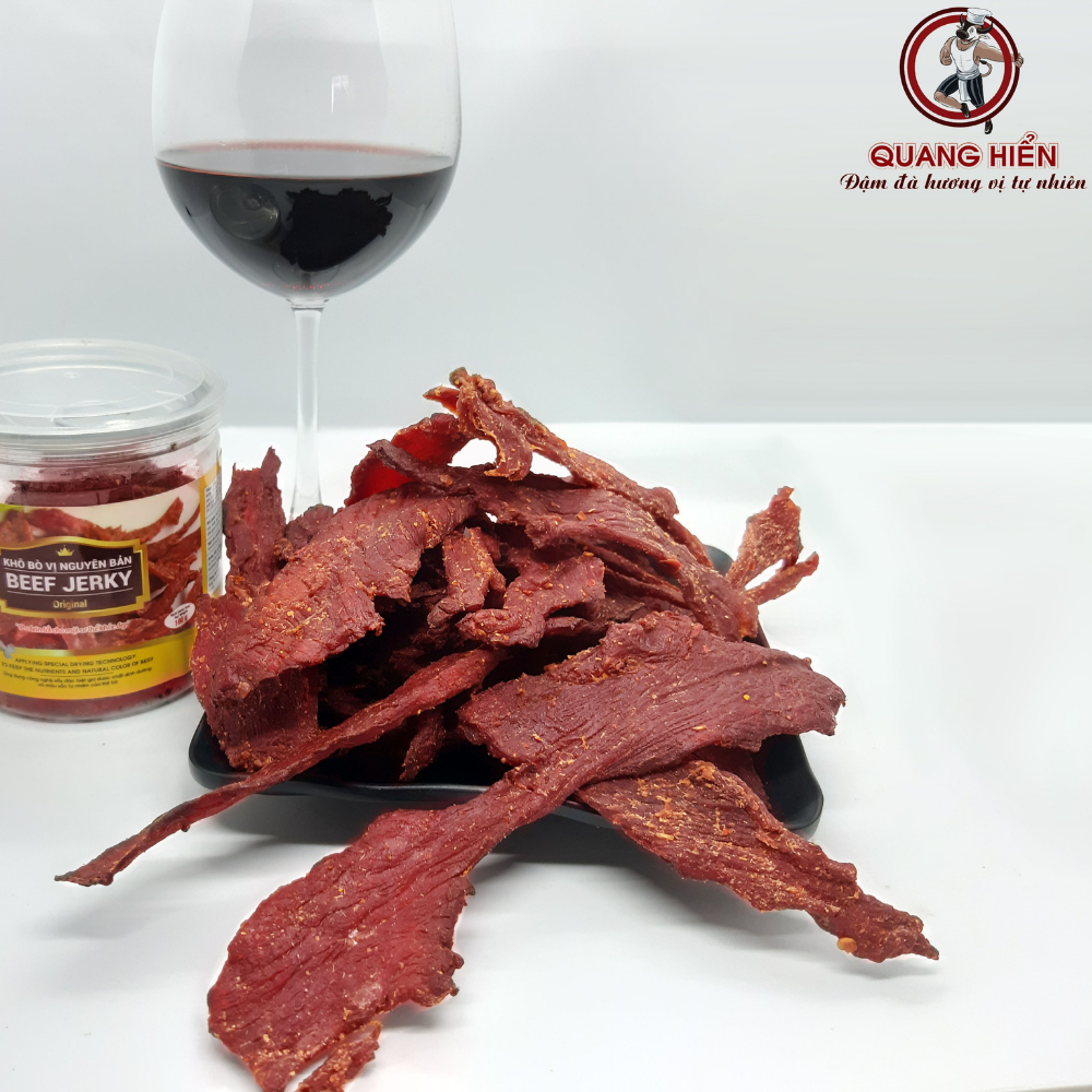 Beef jerky khô bò nguyên bản 100g